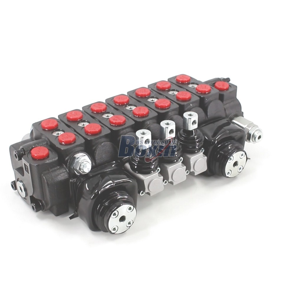 Industrial SD6 Manual and Joystick 7 Spool Hydraulic Directional Valve cover photo